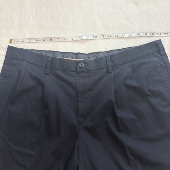 Dockers Mens Classic Fit Signature Navy Khakis Flex Comfort W42 L32 - Picture 8 of 14